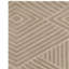 Taupe Handmade Wool Modern Easy To Clean Handmade Geometric Dining Room Bedroom And Living Room Rug-2105784532-2105784528