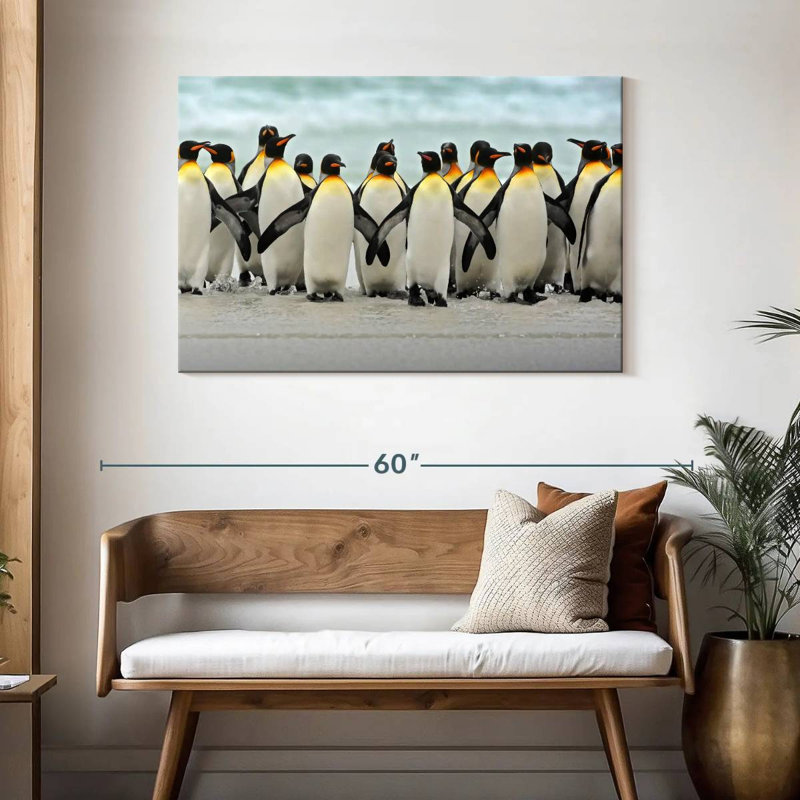 «Waddle Of Penguins», H 30 po x l 45 po