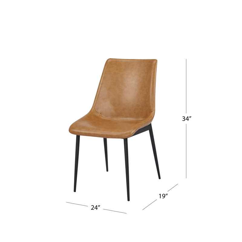 Chaise rembourrée Oslo, Chameau