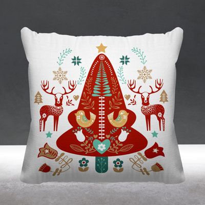 Outdoor Reversible Throw Pillow