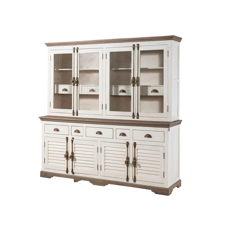 Toulouse Display Cabinet, Lacquered White