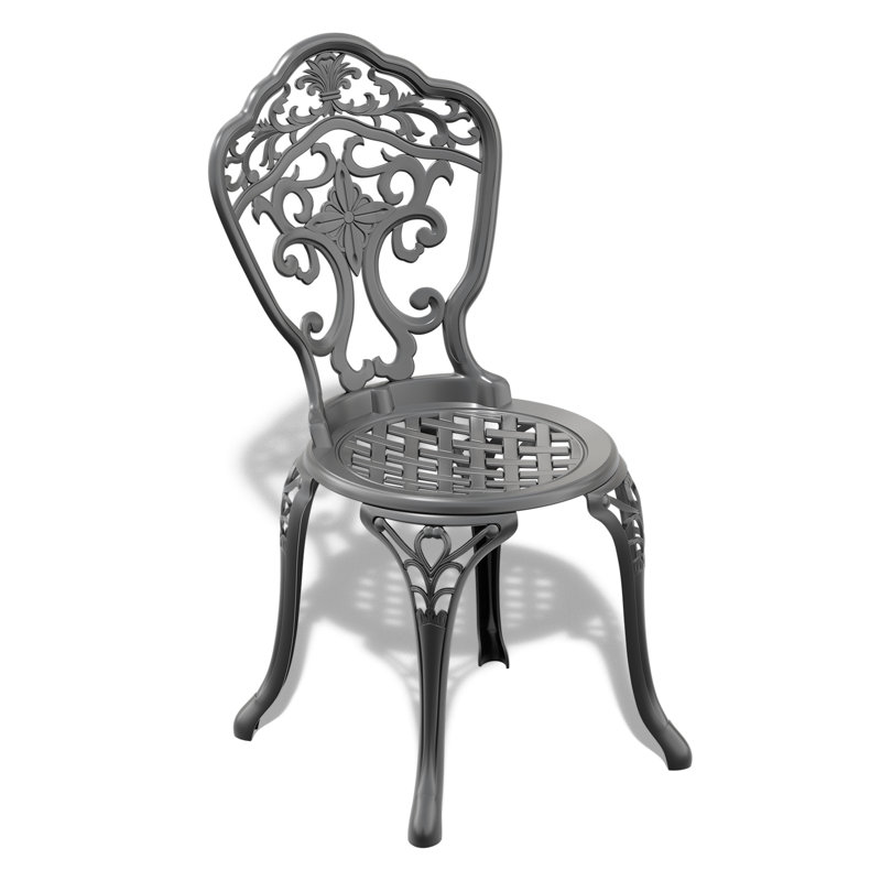 All-Weather 7 Dining , Aluminum, Black Frame, Easy Assembly Aluminum 7, Black, Fatigue-Reducing, 6
