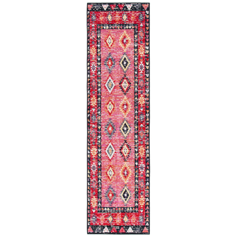 Tapis intérieur / extérieur Lilia 200 Southwestern, Tapis de couloir 2 pi 3 po x 8 pi