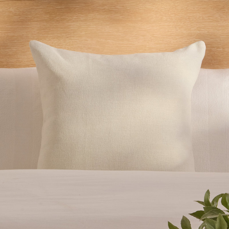 Square Cushion Cover, Oyster White
