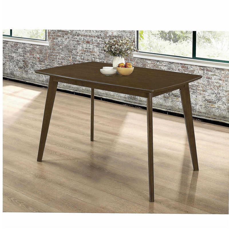 Table de salle à manger rétro avec pieds en angle