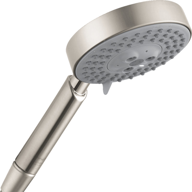 Raindance S 100 Air 3-Jet Rain Handheld Shower Head, Brushed Nickel