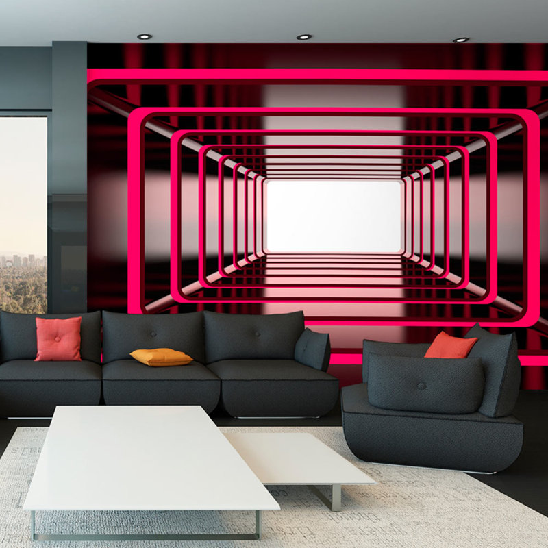 Roll, Pink/Black/White, 41.3" L x 59.1" W