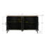 Armoire décorative de style campagnard 60 pouces avec 4 portes et tablette réglable-1800248147
