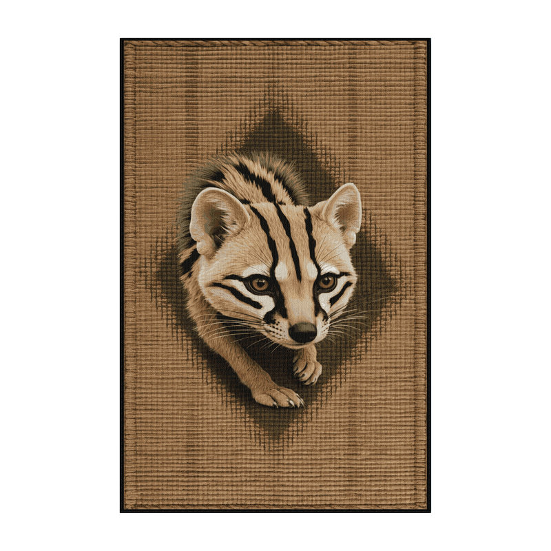  Tapis lavable africain, Rectangle 5 pi x 7 pi