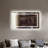Elllise Glass Flat Wall Mirror