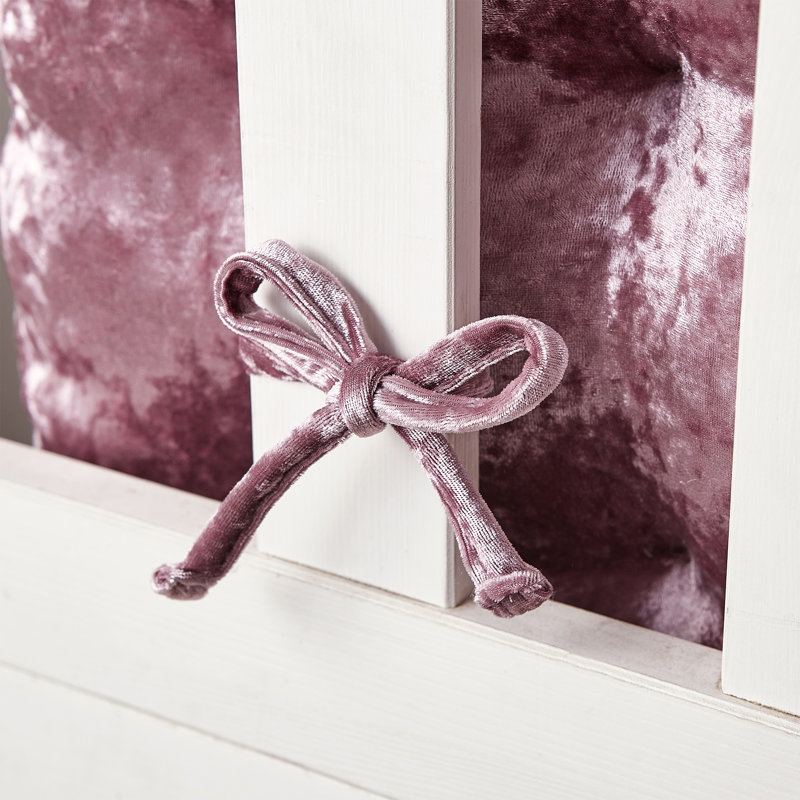 Rainha Cushion Tufted College Headboard - Velvet Crush, Rose Gold