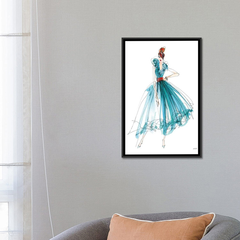« color mode ii », reproduction sur toile, H 26 po x l 18 po x P 1,5 po, Toile avec cadre noir, Pas de tapis