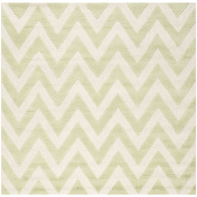 Sanyla Hand Tufted Wool Chevron Rug
