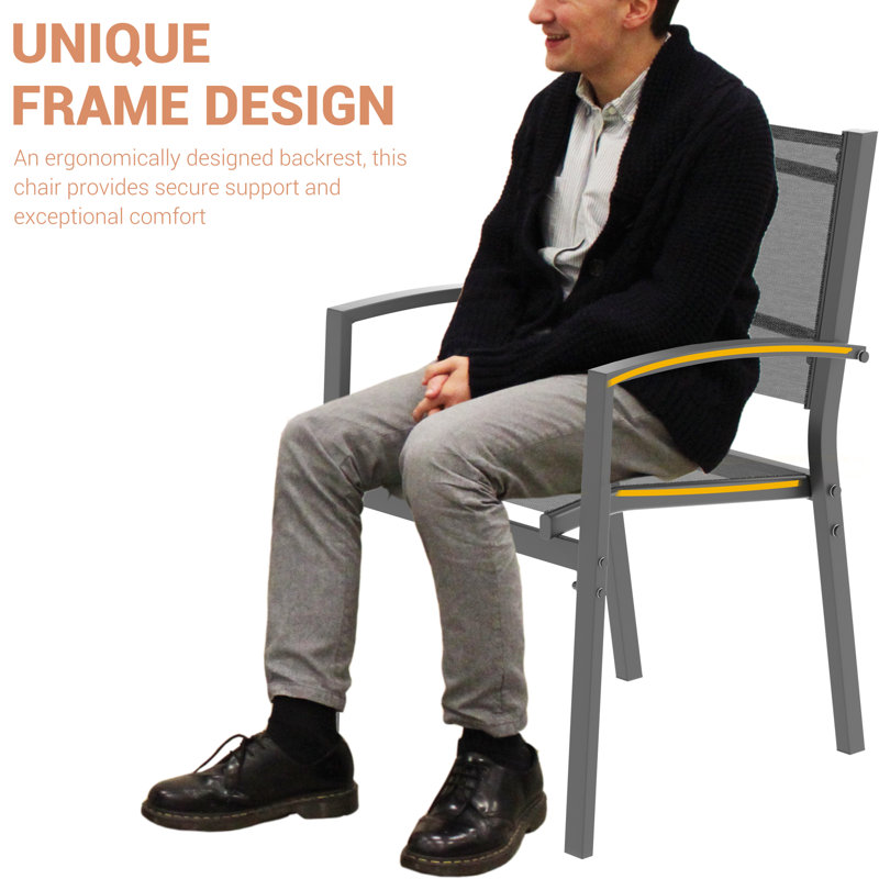 Fauteuil de salle à manger 4 pièces, Gris