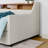 Twin Size Upholstery Sofa Bed With Three LED Lights, With Storage Adjustable Headboard, With Foldable Leg Pull Up Trundle Bed And Wireless Charging, Linen Padded Sofa Bed Frame-1200833798