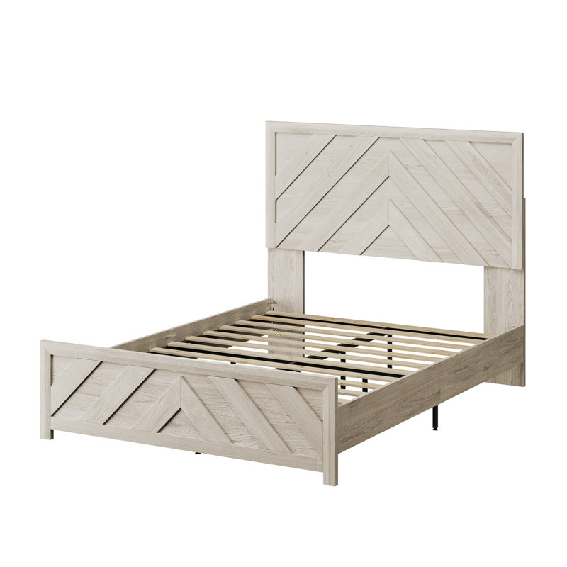 Queen Size Bedframe, Beige