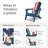 Anbut HDPE Folding Adirondack Chair-1553761432