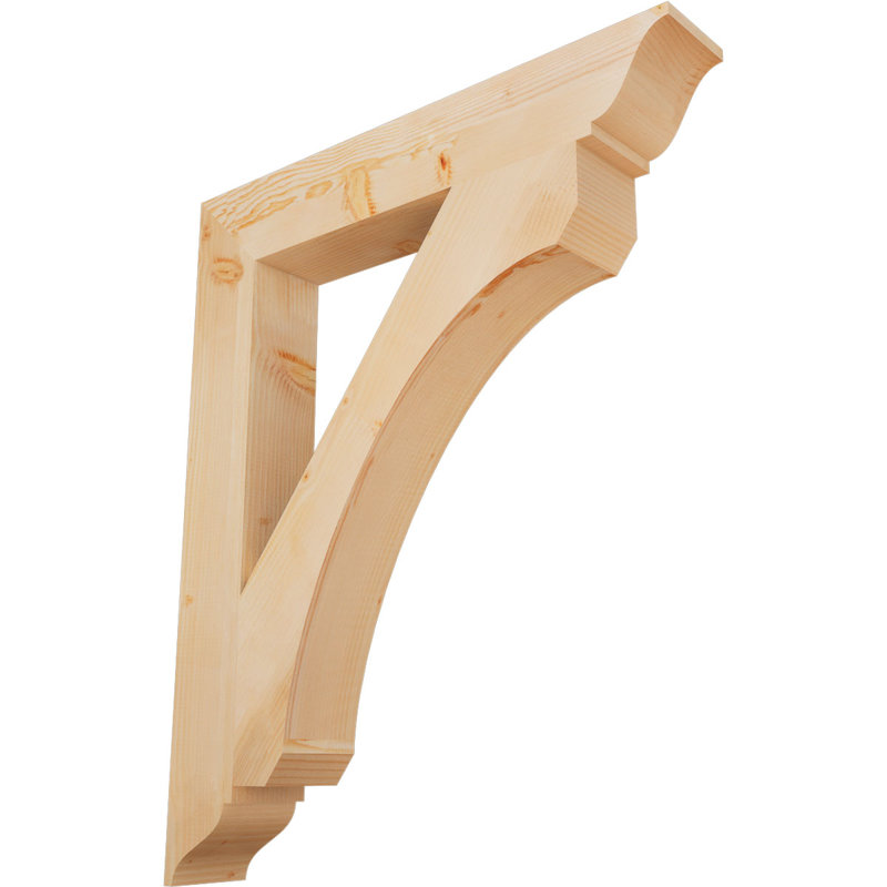 Support lisse Legacy, Sapin de Douglas, H 46 po x l 5,5 po x P 38 po