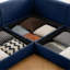 Canapé ergonomique confortable avec rangement dissimulé pour le salon