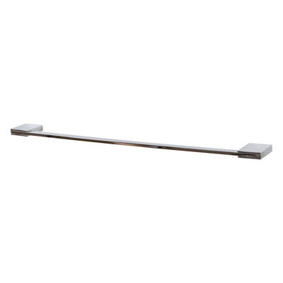 Modern Wall-Mounted 24-Inch Stainless Steel Towel Bar - Sleek Design for Your Bathroom Decor