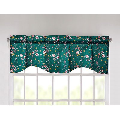 Nazario Floral Scalloped Window Valance