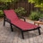 Marlin Outdoor Patio Reclining Chaise Lounge Arm Chair with Powder-Coated Aluminum Frame- Breathable Sling Mesh Fabric, Adjustable Backrest-124823755-124823760