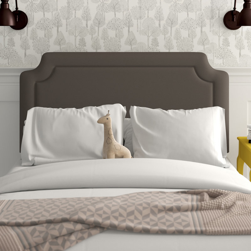 Pocola Upholstered Headboard, California King, Classic Navy Linen