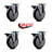 Poly Swivel Posi Brake Caster-88911016