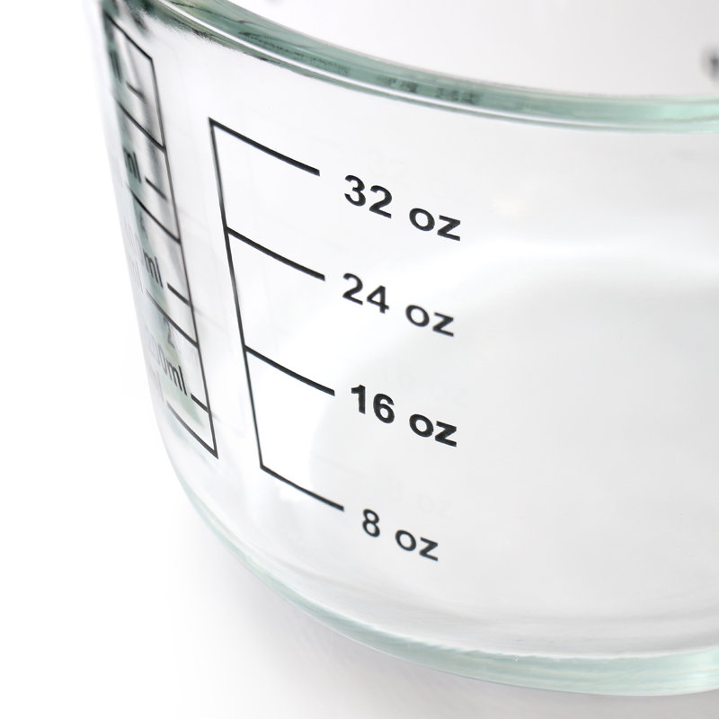 Tasse à mesurer en verre transparent avec couvercle à pression 4 tasses Oster Coolidge