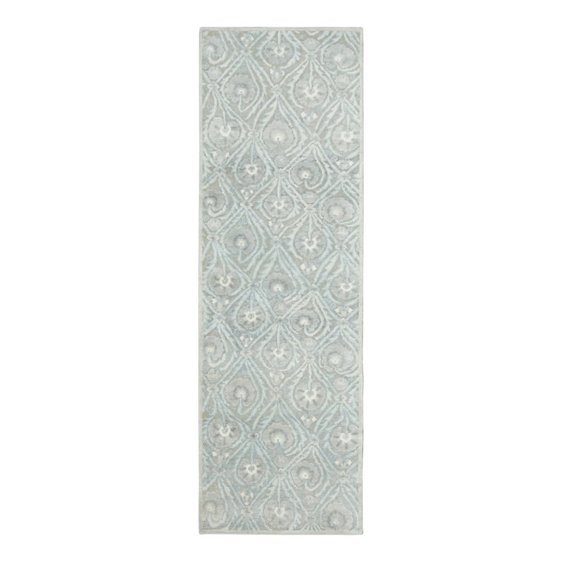 Handmade Silk Floral Area Rug
