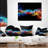 Fire in Colors - Abstract Printed Pillow