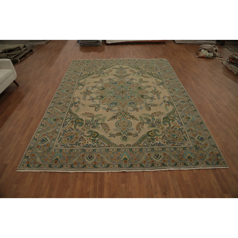 Handmade Wool Medallion Traditional Area Rug 10x13