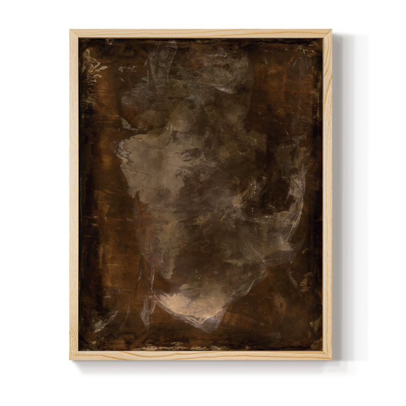 Rusty Steel I, reproduction encadrée - bois massif, Encadré naturel, H 11 po x l 9 po
