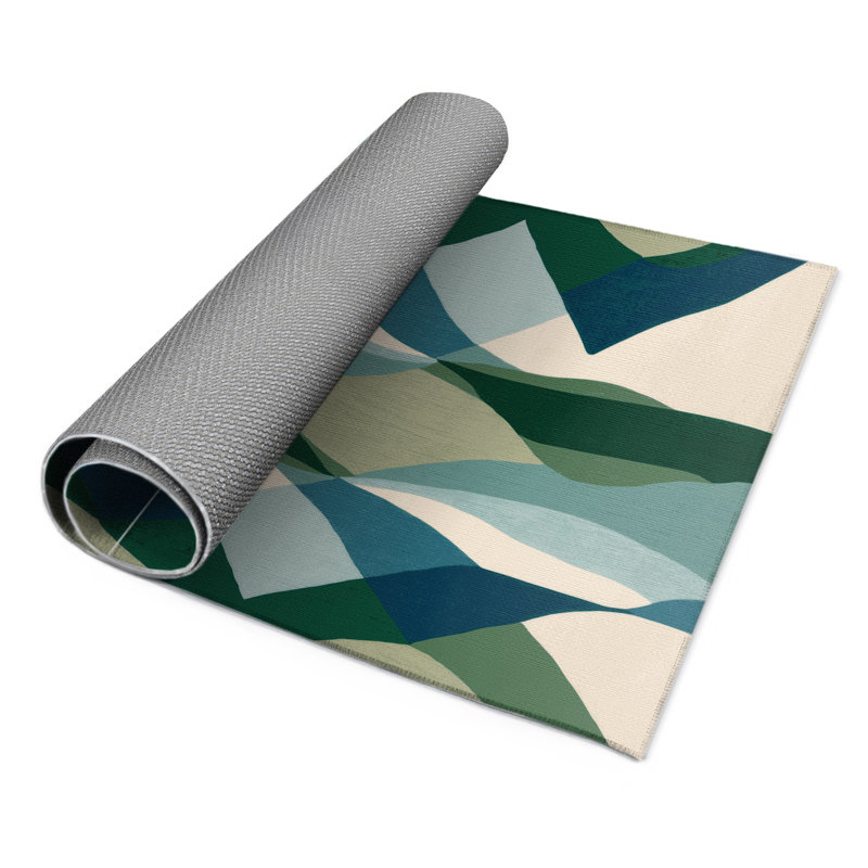 Tapis intérieur et extérieur Twilight Serenity, Rectangle 1'6" x 2'6"