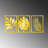Elegant Decorative Metal Wall Accessory Set (3 Pieces), Gold Finish, 11.8 x 16.5 inches | Durable Metal Body, Thickness: 0.06 inches | Perfect for Stylish Home Decor, Modern and Chic Design