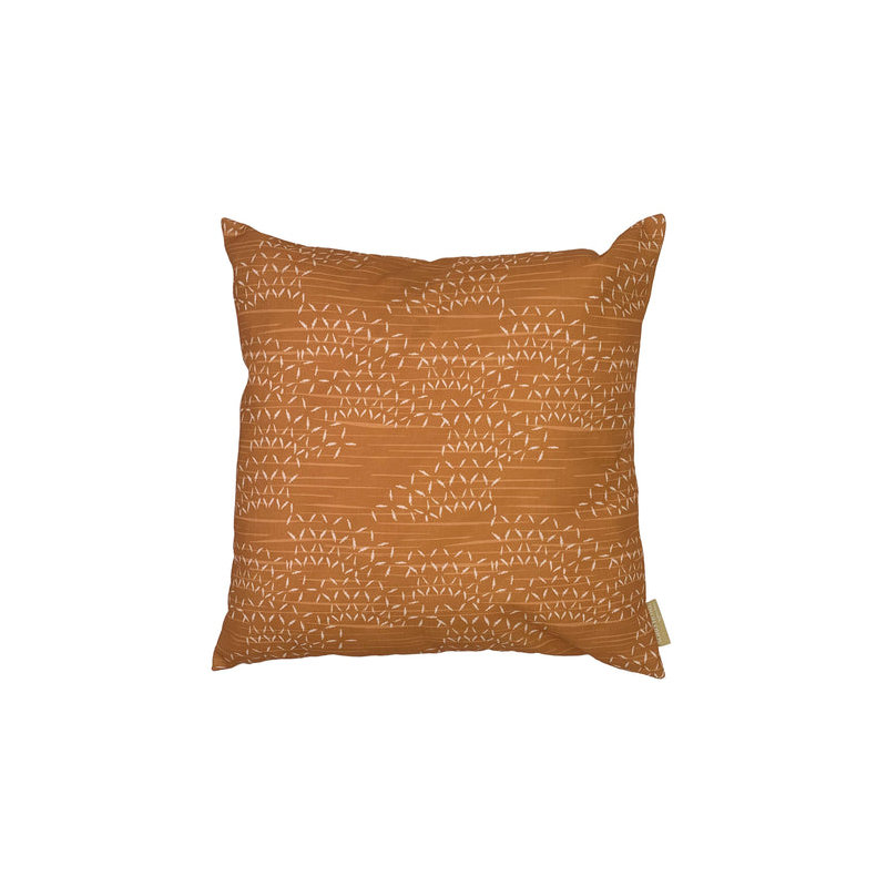 Taie d'oreiller carrée Kaha Tangerine, Orange Kaha