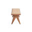 Banc en rotin et finition naturelle Velentina