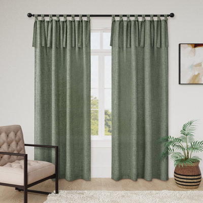 Paire de rideaux filtrant la lumière Linen