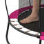 Trampoline YC 55 pouces - rose foncé
