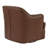 Genuine Leather Swivel Barrel Chairs-1629626535