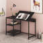 Marlie Metal Base Writing Desk-32316863