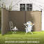 Norene Gazebo Side Panels with Zipped Doors for 3x3 m/3x6 m-1577551639