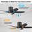 52 In. 5 Blades Flush Mount Indoor Ceiling Fan With Light Kit And Remote-391292892-391292864-391292893