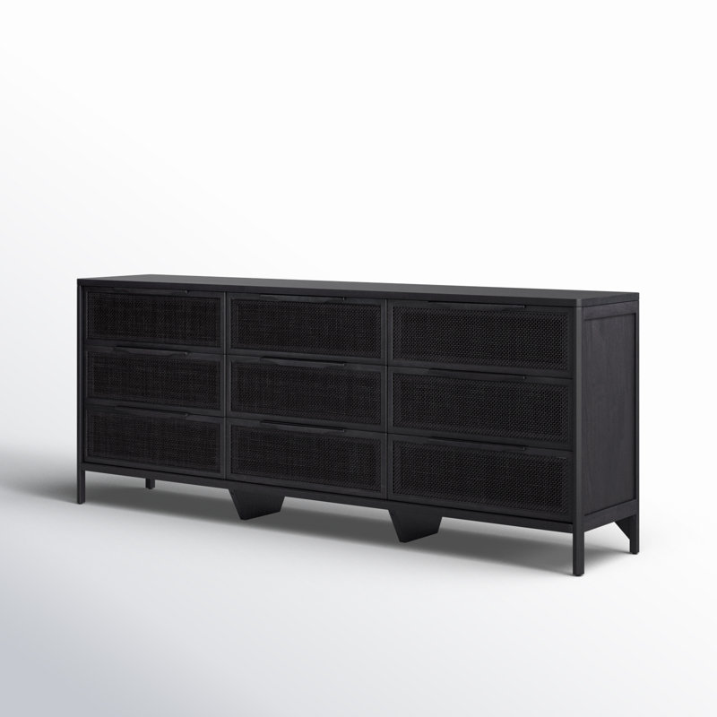 Sydney 9 - Drawer Dresser, Black