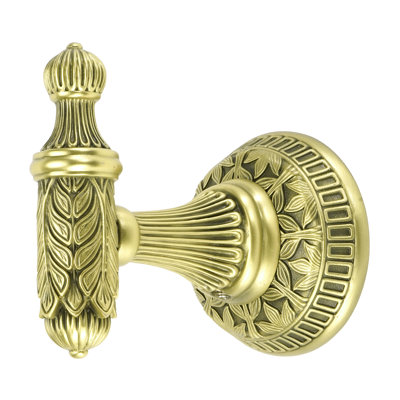 HAMPTON SMALL HOOK; MUSEUM GOLD FINISH