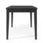  Table de salle à manger à hauteur de comptoir, îlot de cuisine 36,5 po avec cadre en bois, noir mat-227021588