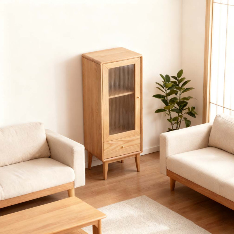 Armoire de rangement en chêne massif