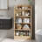 5-Shelf Multi-Functional Modern Wood Bookcase,-1759672750