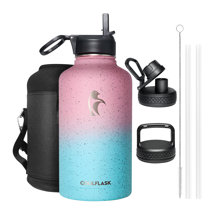 Leak Proof BPA-Free Half Gallon Half Gallon Large Metal Stainless Steel  Insulated Thermos Water Flask Jug 2L 64oz - China Water Bottle and Travel  Tumbler price