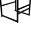 Ensemble de 2 tabourets de bar gris tissés à la main avec tabouret à hauteur de comptoir et tabouret de bar en papier tissé pour la cuisine, la maison et le bureau (gris)
